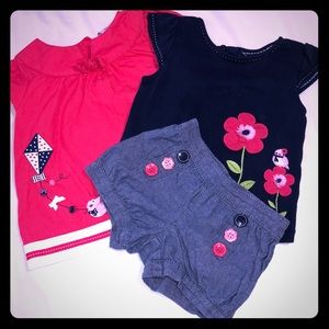 🌺 Gymboree adorable 3-piece bundle set!